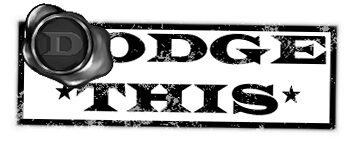 A stylized logo for Dodge This.